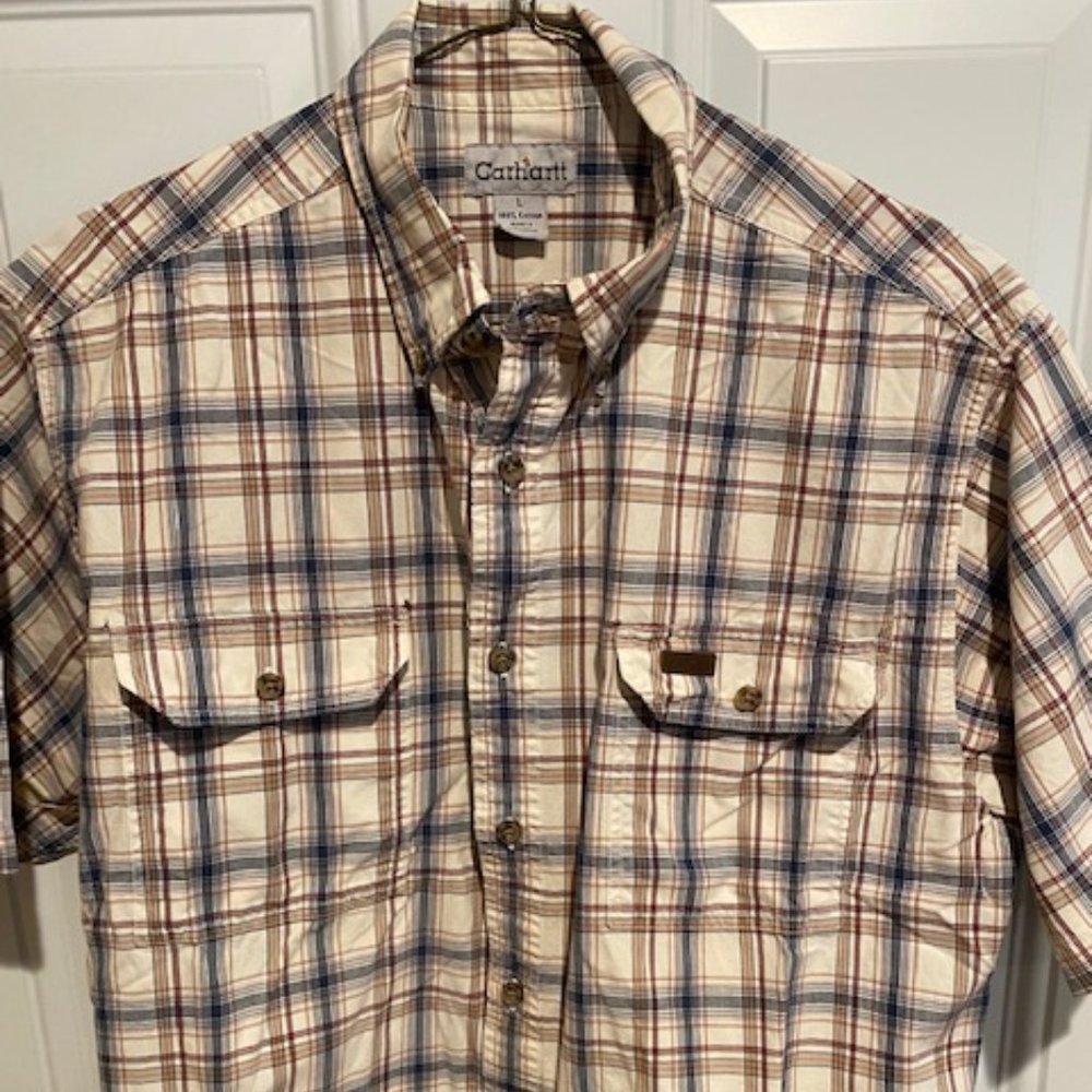 Carhart short sleeve plaid
